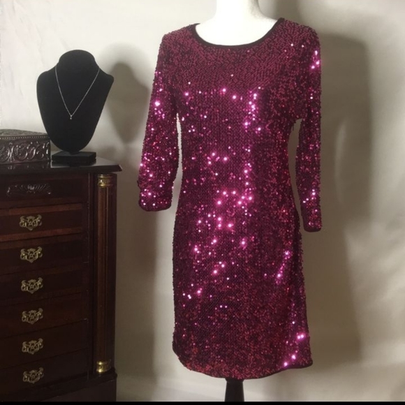 Forever 21 Dresses & Skirts - Forever 21 Pink Sequins Dress
